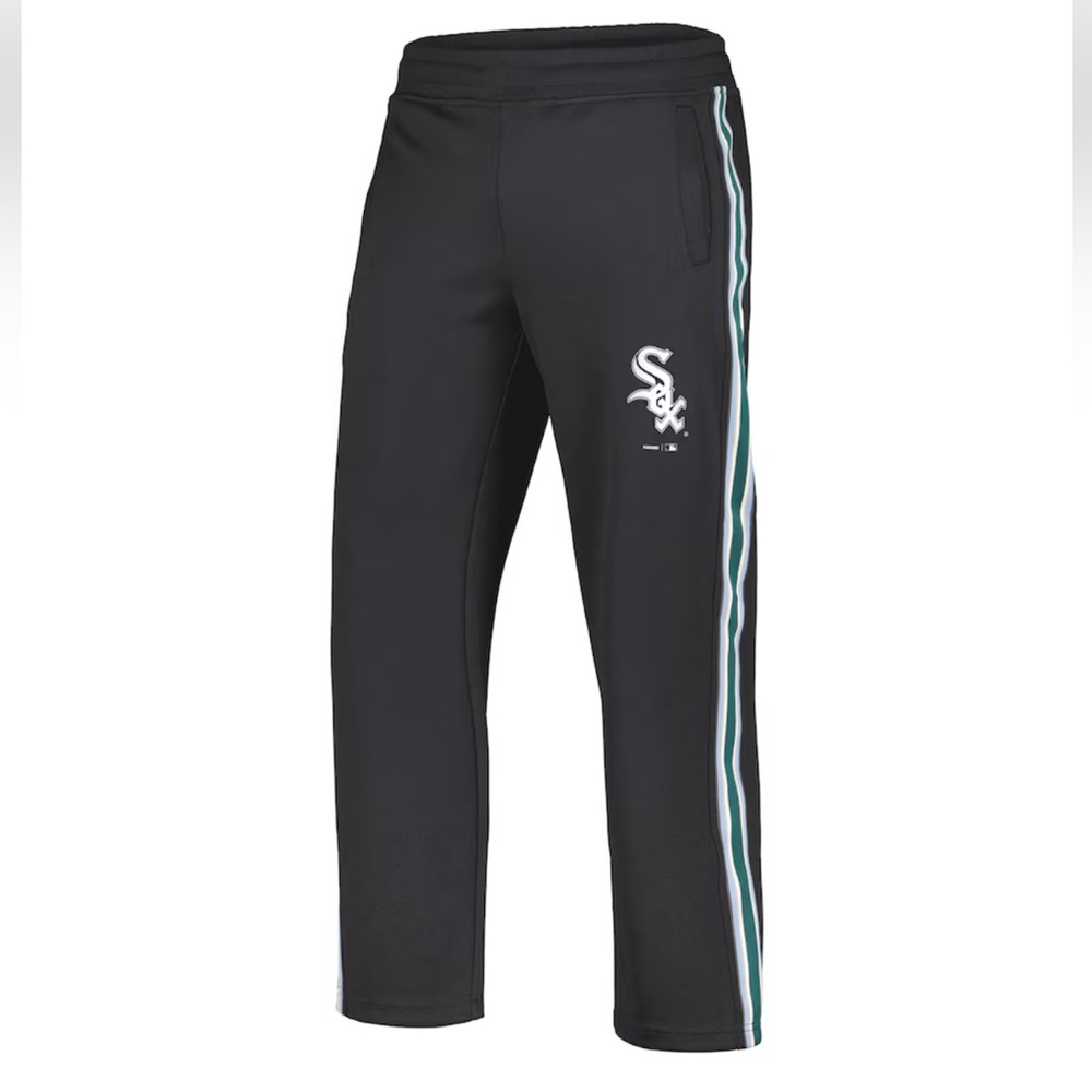 NWT Men's Chicago White Sox Black Ballpark Track Pants